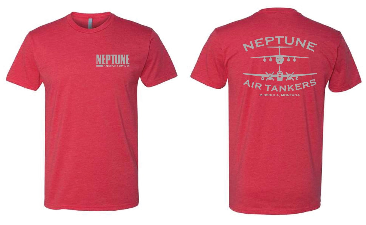 "Neptune Tanker" Tee - Red