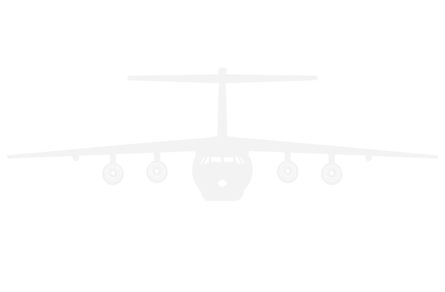 BAe Silhouette Decal 12"