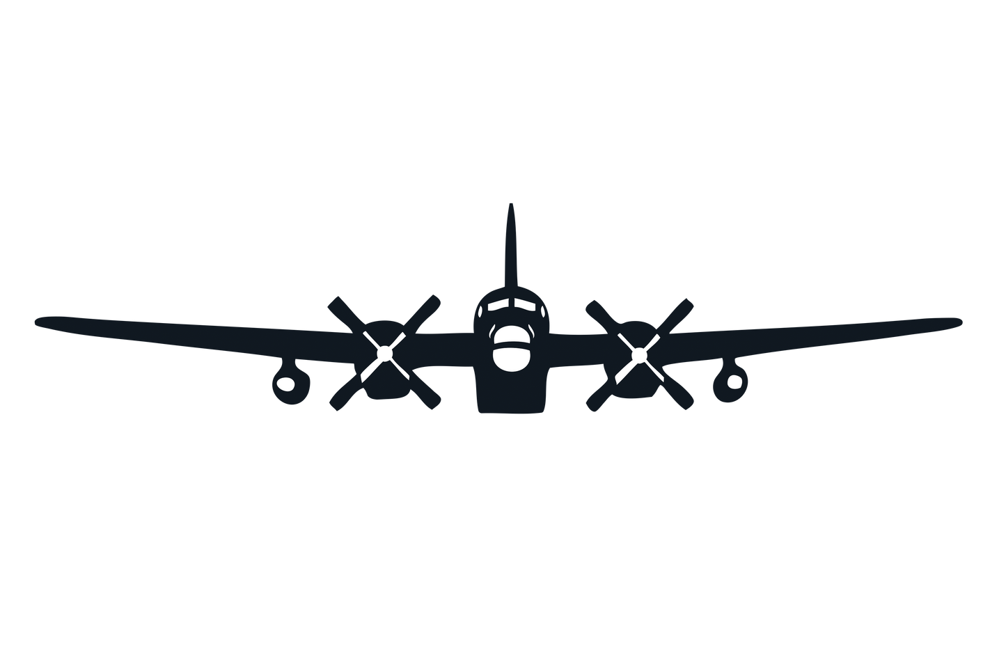 P2V Silhouette Decal 8"